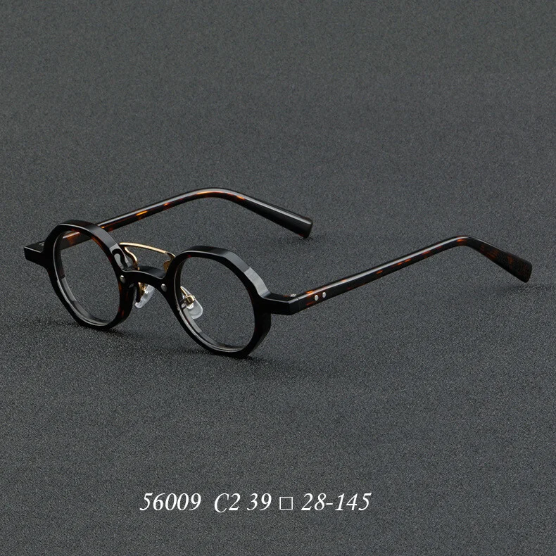 Brand Design Acetate Retro Spectacles Glasses Japanese Round New Eyeglass Frames