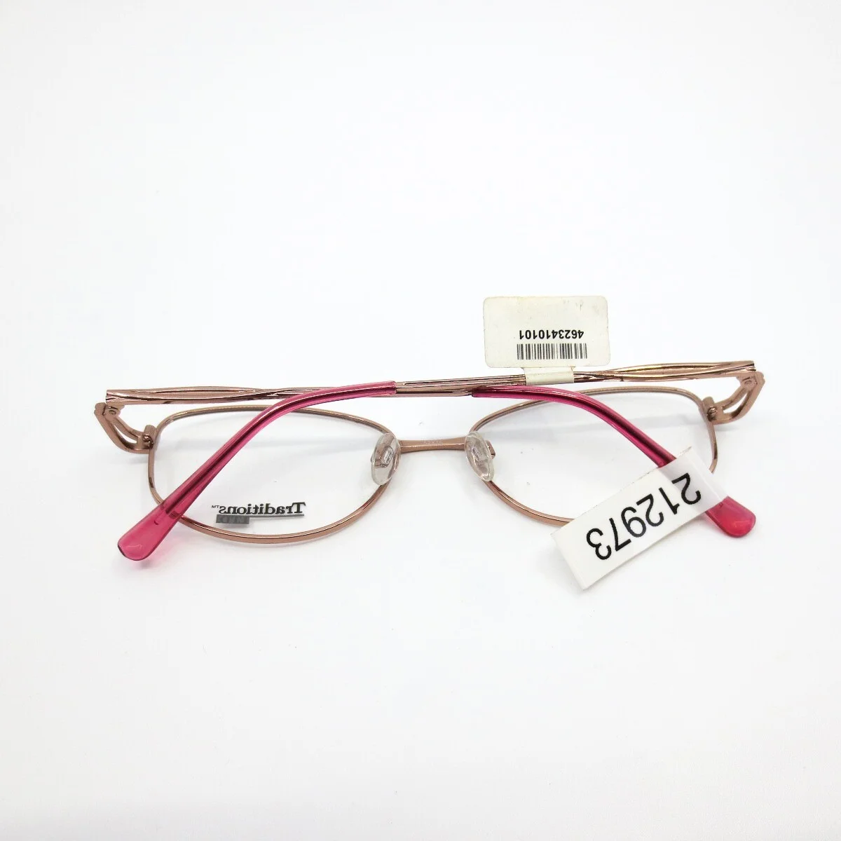 Traditions T 02 COL 30 Pink Round Oval Full Rim Glasses Frames 52[]16 135 mm 2